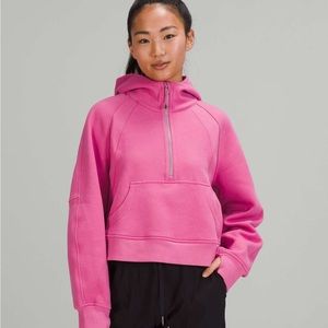 Lululemon Scuba Oversized Half Zip - Pink Blossom